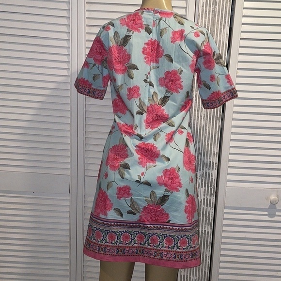 Bella Tu PEONY SHIFT DRESS IN MULTI size S - Picture 5 of 8